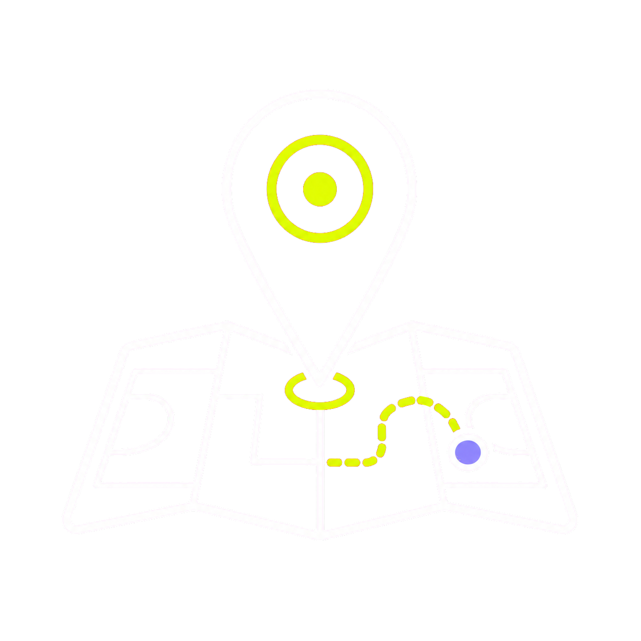 Location pin over a court map